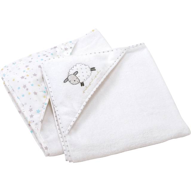 Counting Sheep Hooded Cuddle Robes - White - One Size - East Coast