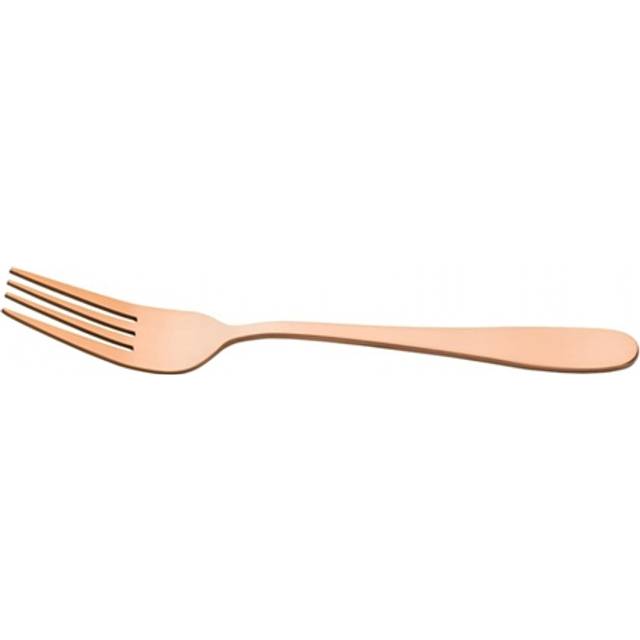 Rio table fork 18/0 stainless steel dinning fork copper glow forks pack of 12