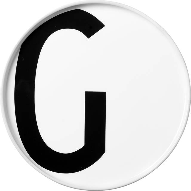 Design Letters Design Letters tallrik S - Vit
