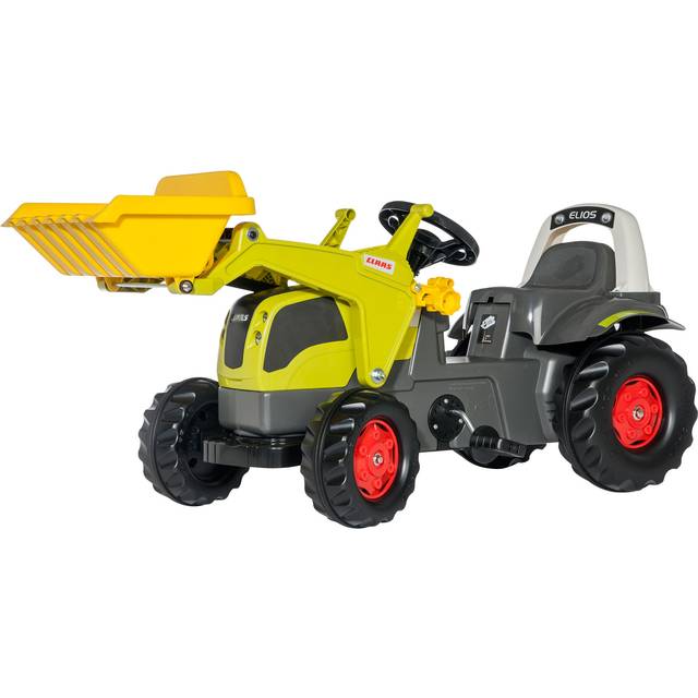 Robbie Toys Claas Elios Green and Black Tractor with Frontloader - 110 x 47 x 55 cm