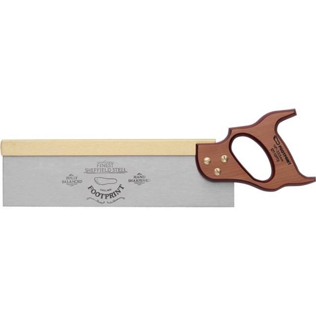 Footprint 12455 256 Brass Back Tenon Saw 250mm (10in) 15 TPI