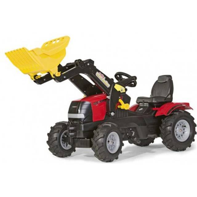 Rolly Toys Ride On Case Puma CVX 240 Tractor with Frontloader and Pneumatic Tyres, red