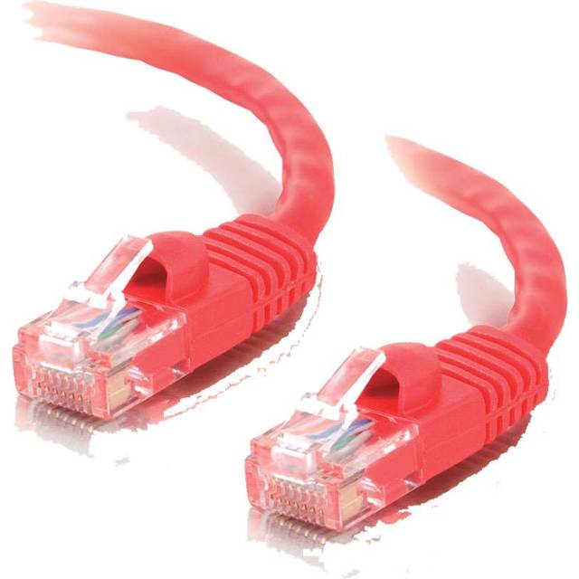 C2G Cat5e Booted Unshielded (UTP) Network Patch Cable - Patch-kabel - RJ-45 (hane) till RJ-45 (hane) - 1 m - UTP - CAT 5e - formpressad, hakfri, tvinnad - gul