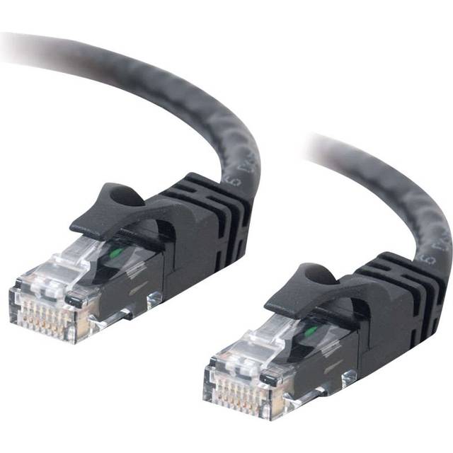 C2G Cat6 Booted Unshielded (UTP) Crossover Patch Cable - Övergångskabel - RJ-45 (hane) till RJ-45 (hane) - 50 mm - UTP - CAT 6 - formpressad, hakfri, tvinnad - blå