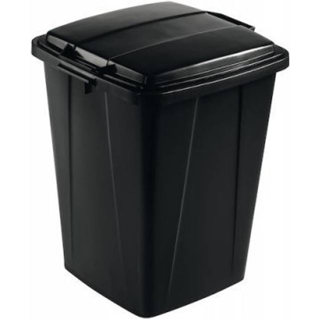 Durable Durabin 90L Square, Food & Freezer Safe Waste Recycling Bin, White