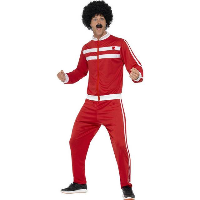 Scouser Tracksuit Mens Fancy Dress 1980s Retro Sports 80s Adult Costume Outfit -  scouser tracksuit fancy dress costume mens outfit retro 1980s adult