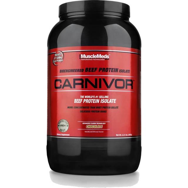 MuscleMeds CARNIVOR Beef Protein | 23g Protein | Sugar & Lactose-Free, 28 Servings / Chocolate