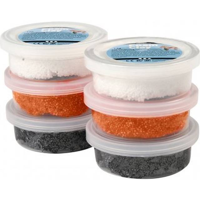Create Craft - Silk Clay - Assortments - White orange black
