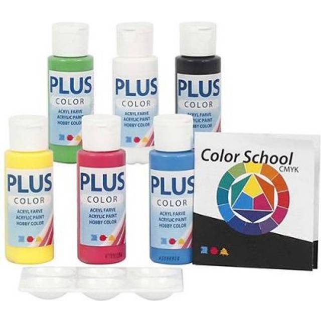 Hobbyfärg Plus bas 6x60ml