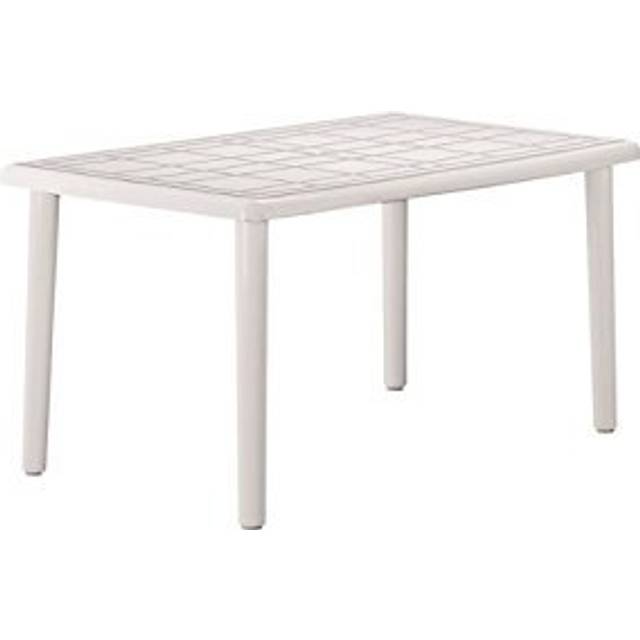 Argos Home 6 Seater Rectangular Plastic Garden Table - Grey