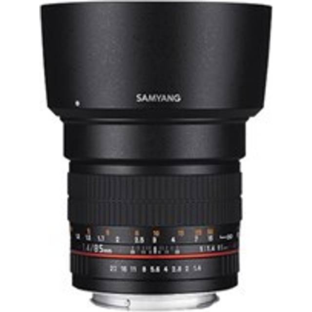 Samyang 85/1.4 Lens DSLR Sony E manual focus photo lens, portrait lens black
