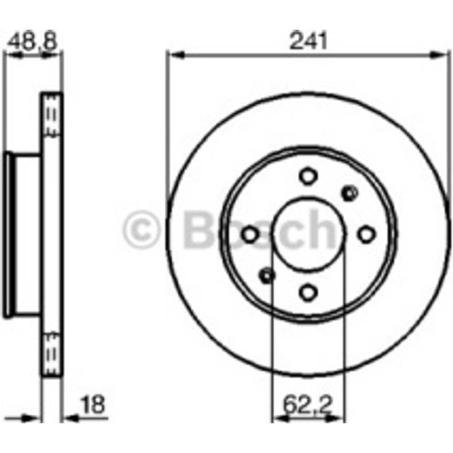 Brake Disc BD1149 Bosch BD1149