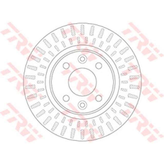 Bromsskiva DF6534 TRW