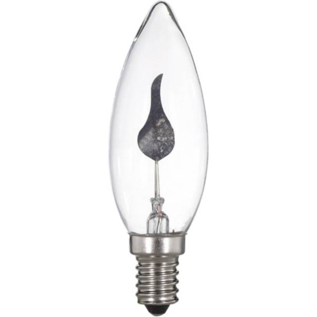 Glödlampa Flicker Flame, 3 Watt