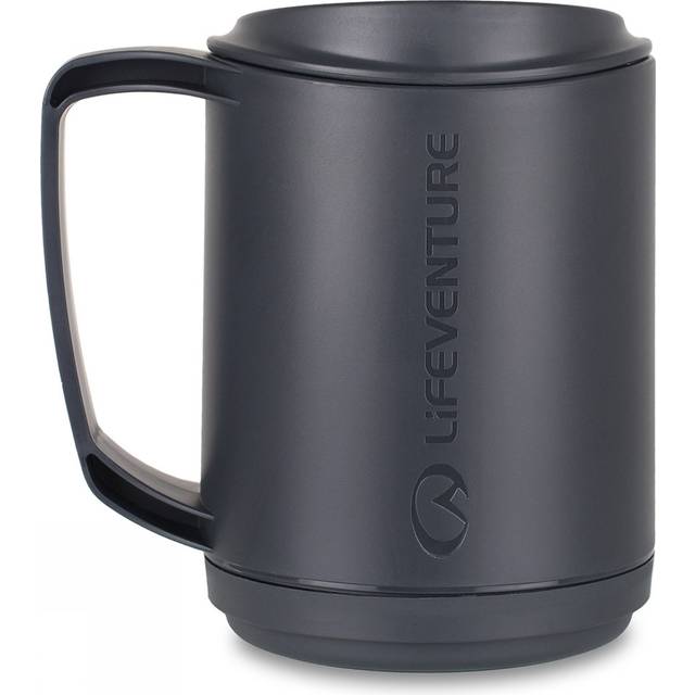 Ellipse Insulated Mug, Grey - One Size