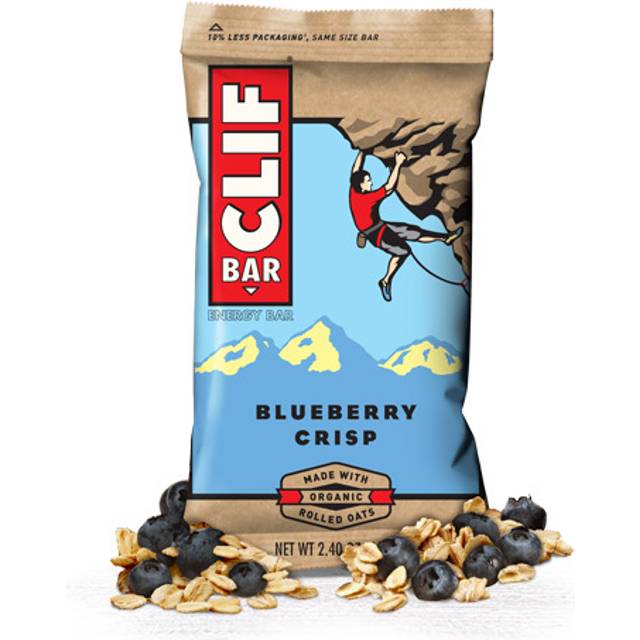 Clif Natural Energy Bar 68g - Pack of 12 - Blueberry Crisp 68g - Pack of 12