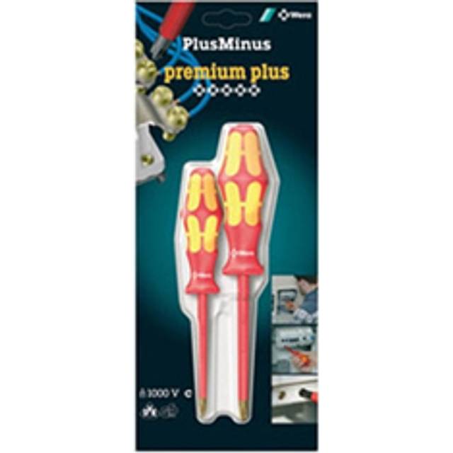 Wera 05006148001 160i/165i/7 VDE Kraftform Plus Slot/Pozi Screwdri...