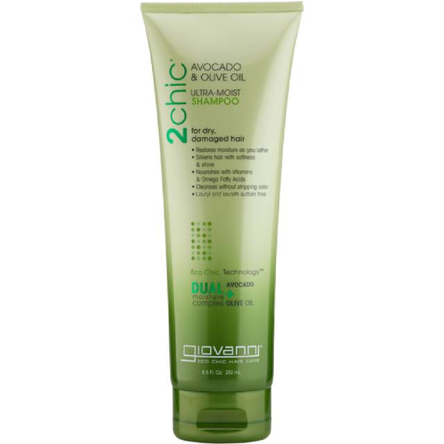 Giovanni 2chic Ultra-Moist Shampoo with Avocado & Olive Oil 8.5 fl oz