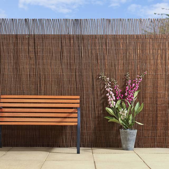Wickes Willow Garden Screening - 2000 x 4000mm - Natural