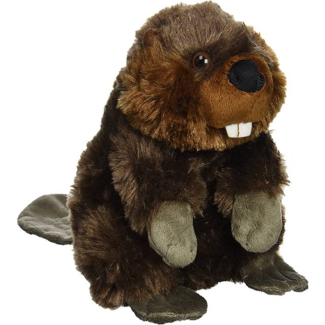 Wild Republic Beaver Plush Soft Toy, Cuddlekins Cuddly Toys, Gifts for Kids 20cm