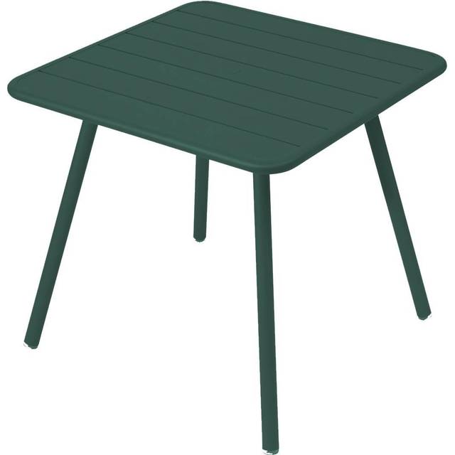 Fermob - Luxembourg Garden Table with 4 Feet 80x80x74cm - anthrazit/texturiert mit Glanz/LxBxH 80x80x74cm/UV-beständig - anthracite (74.0 x 80.0 x 80.0cm)