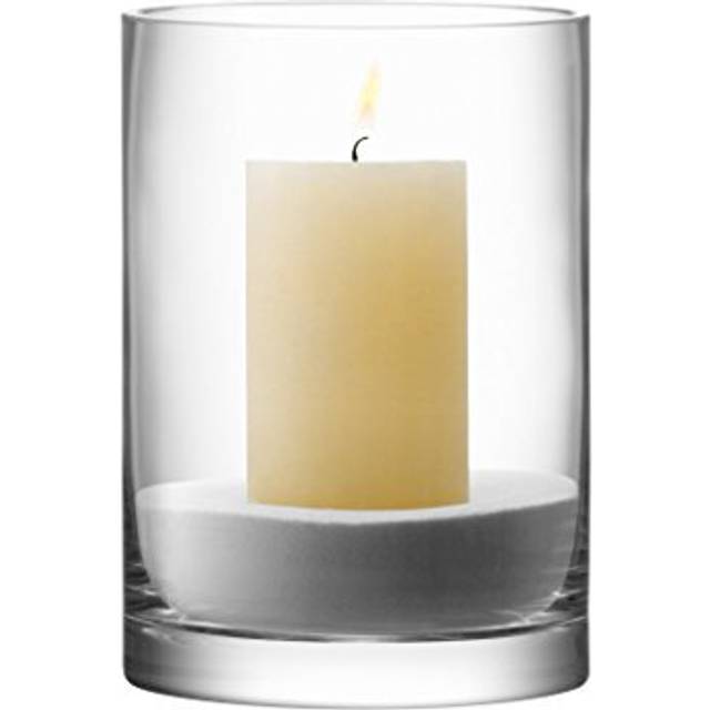 LSA Column Vase/Candleholder - clear - H24cm