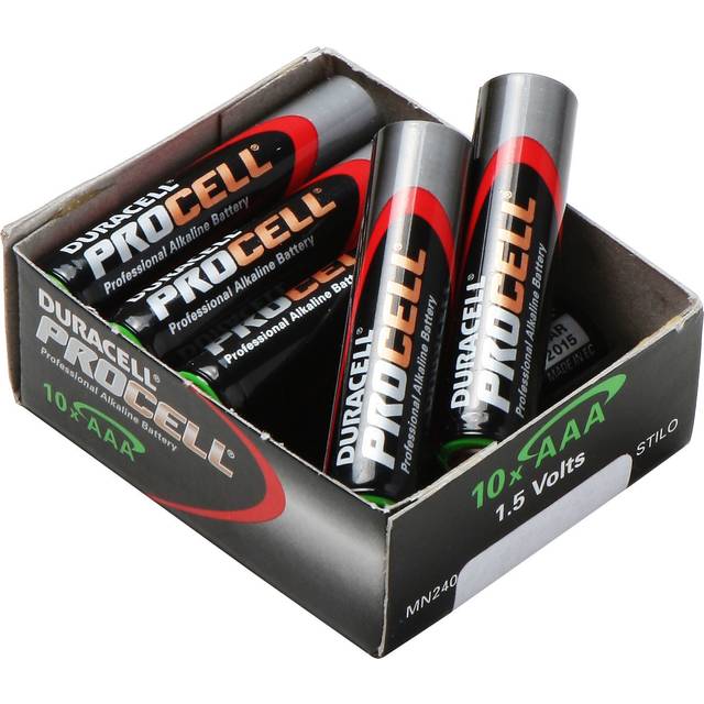 Duracell Procell Battery AAA Single PC2400- you get 5