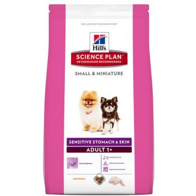 Adult Dog Sensitive Stomach & Skin Small & Mini torrfoder med kyckling Hundfoder - 1,5 kg
