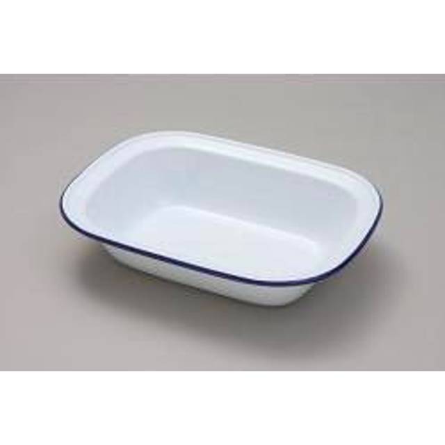 Falcon Housewares Oblong Pie Dish, 20cm, White