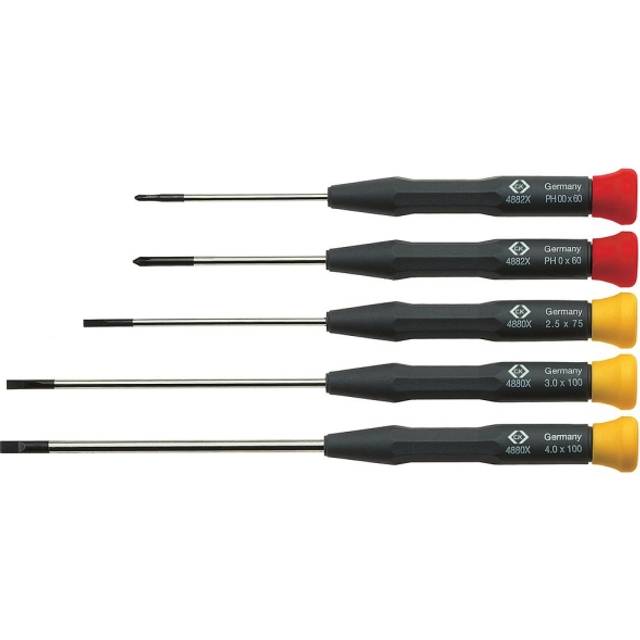 CK Precision Screwdriver Slotted/PH Set of 5