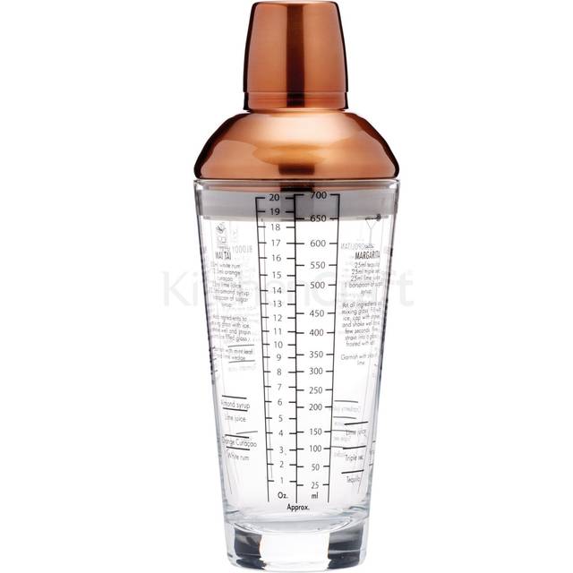 Barcraft 700Ml Glass Boston Cocktail Shaker - One Size