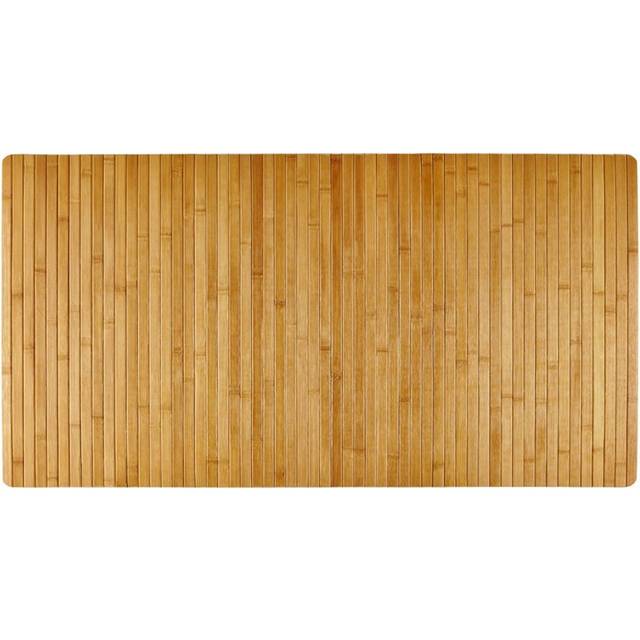 Kleine Wolke Bath Rug Bambus 60cm Brown Bathroom Toilet Pad Safety Mat Cover