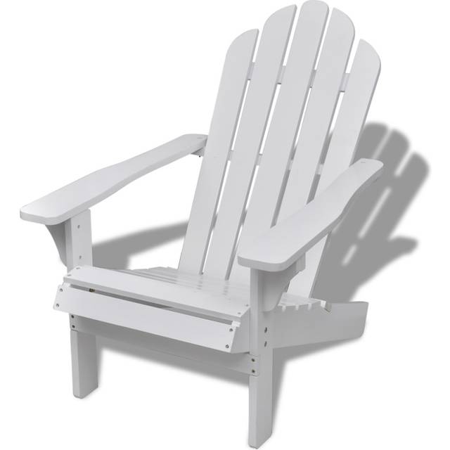 vidaXL Garden Chair Wood White