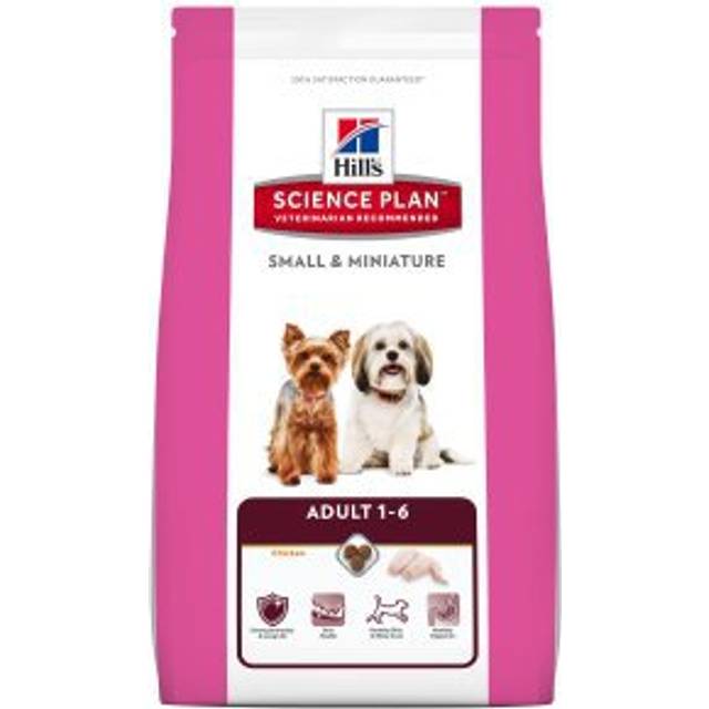 Adult Small & Mini torrfoder med kyckling Hundfoder - 1,5 kg