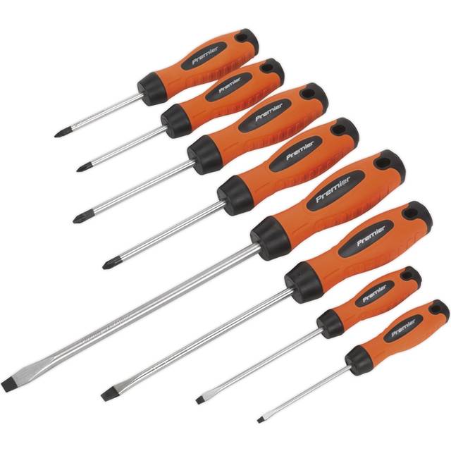 Screwdriver Set 8pc Hi-Vis Orange