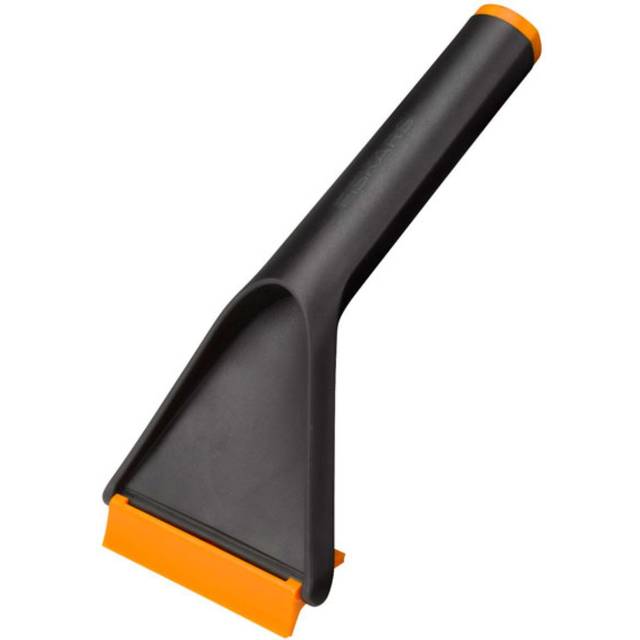 Fiskars isskrapa, kan användas i båda riktningarna, Längd: 21,5 cm, Plast, Svart/Orange, Solid, 1019354