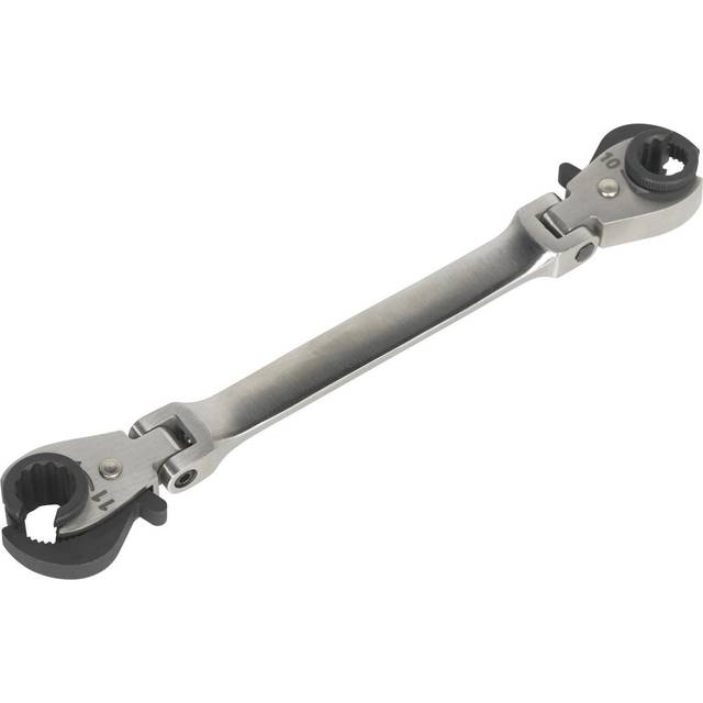 Sealey Flexible Head Ratchet Flare Nut Spanner 10mm x 11mm