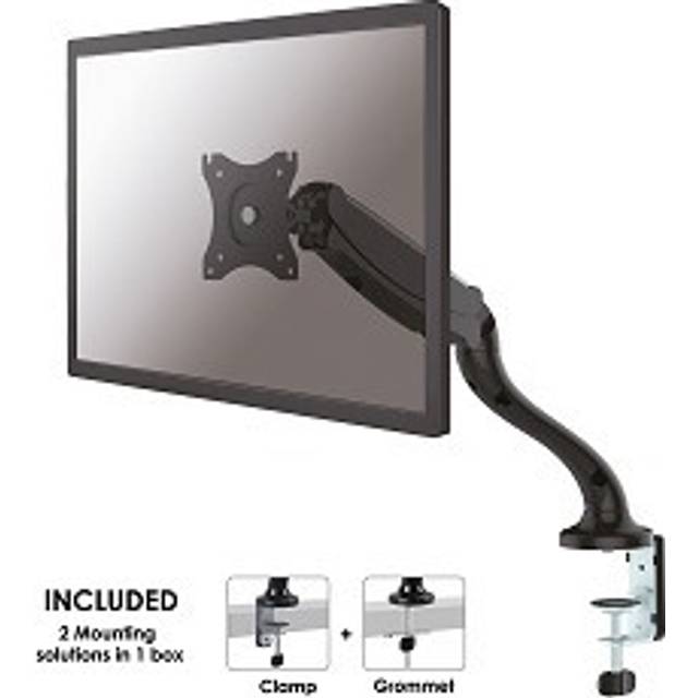 "Newstar Full Motion Desk Mount (clamp & grommet) for 10-30""..."