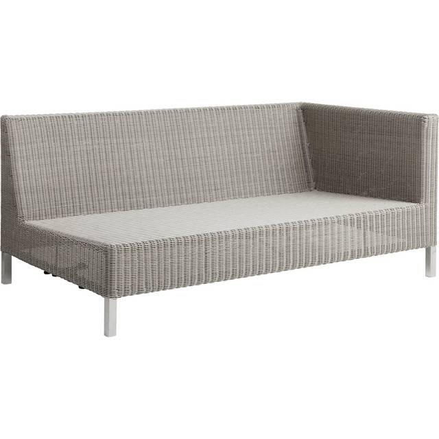 Cane-line Connect modular sofa 2-seater taupe, left