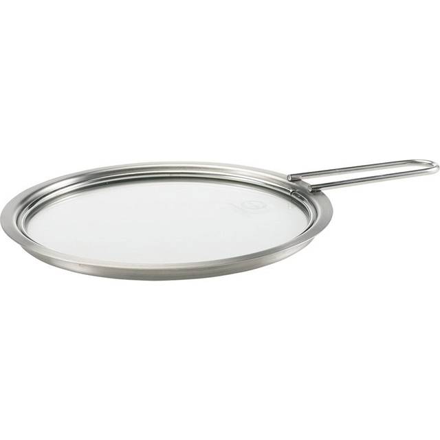 Tallrikslock glas 16 cm - Stål, glas