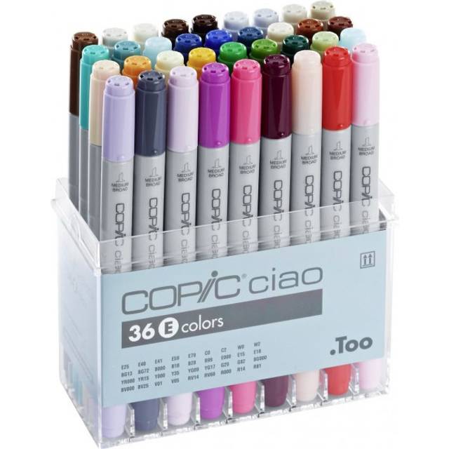 Copic Ciao Markers Set of 36 - Set E