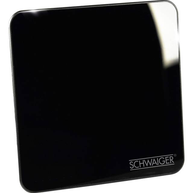 Schwaiger ZA8970 011 aktiv inomhus DVBT-antenn med pianolackfinish (45 dB), svart