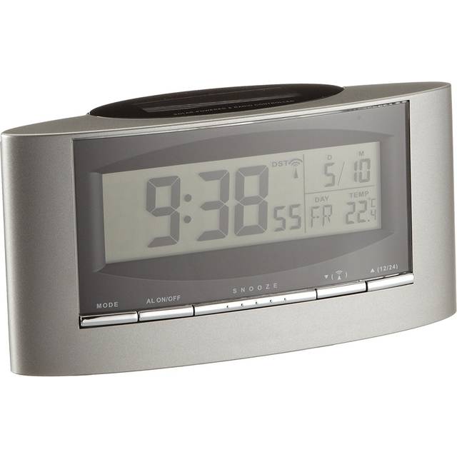 TFA 98.1071 Radio-Controlled Solar-Powered Alarm Clock