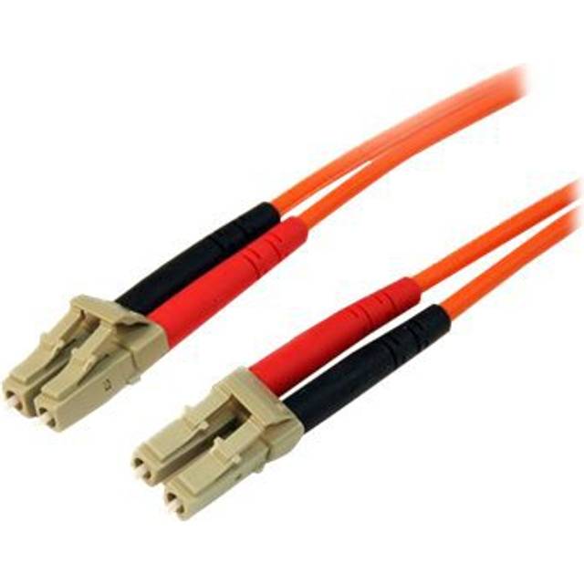StarTech 1m (3ft) LC to LC (UPC) OM4 Multimode Fiber Optic Cable StarTech.com