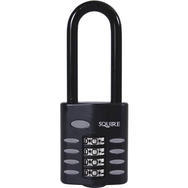 Squire CP40/2.5 63mm Push Button Combination Padlock Long Shackle