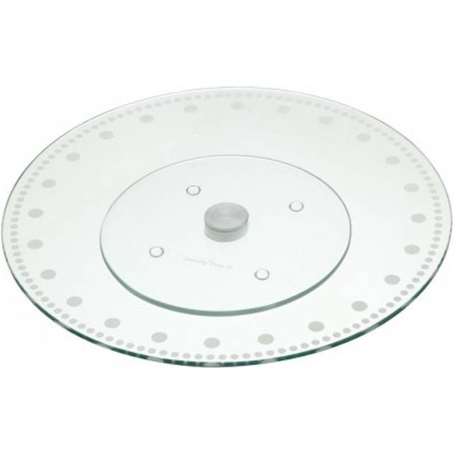 KitchenCraft Rotating Glass Cake Stand - Clear