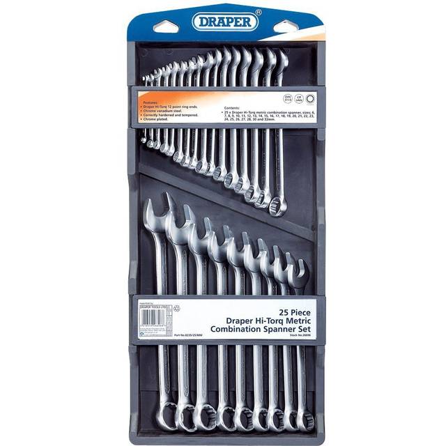 Draper HI-TORQ Combination Spanner Set of 25 - 6-32mm Draper Tools