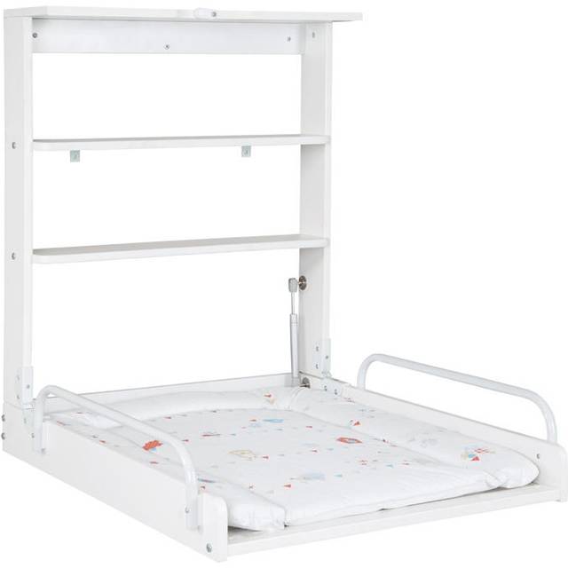 Bird Dance Changing Table - White (79.5cm H X 63cm W X 19cm D)