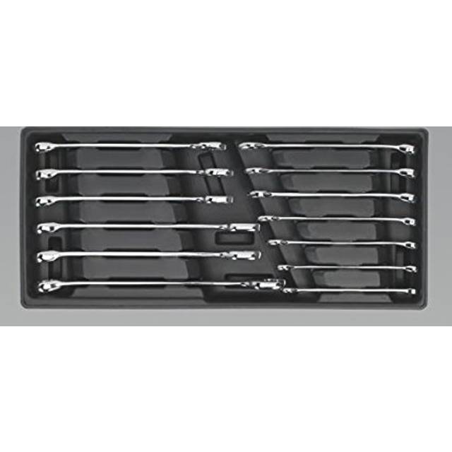 Tool Tray with Combination Spanner Set 13pc Metric