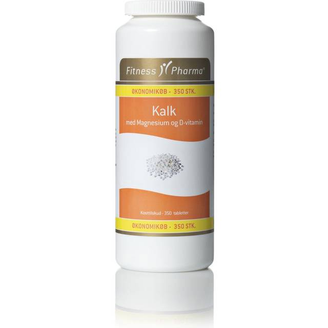 Fitness Pharma Kalk m. Magnesium + vitamin D - 350 st